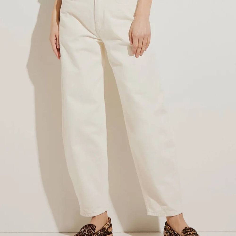 Wandler Cream Straight Leg Jeans